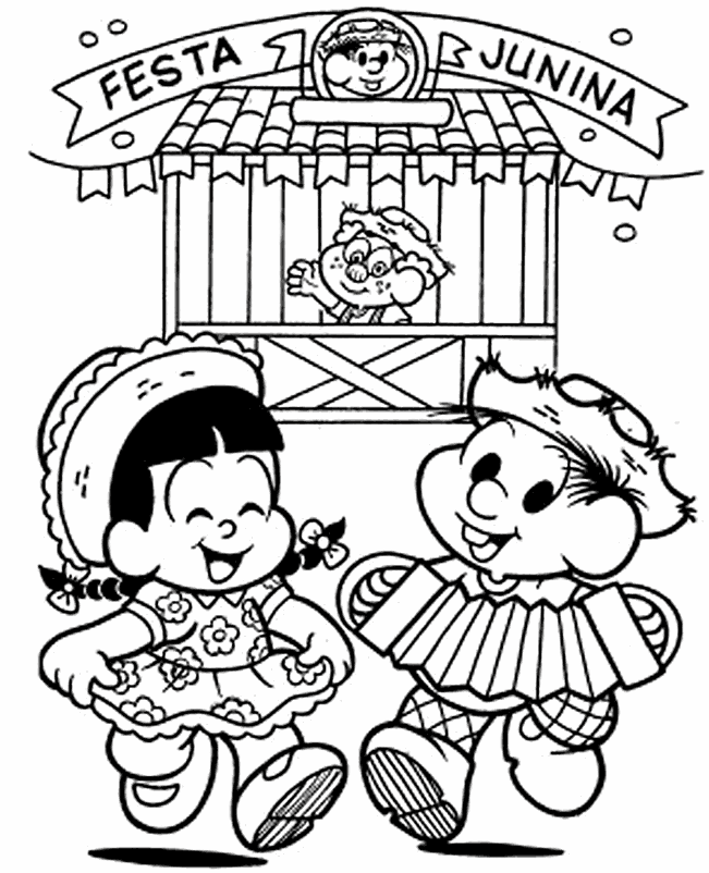Resultado de imagem para desenhos para colorir festa junina